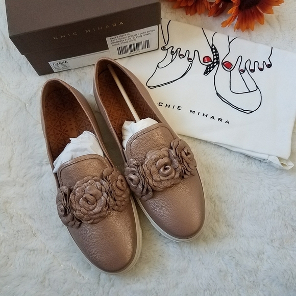 Chie Mihara Leather Sneakers - Picture 1 of 11